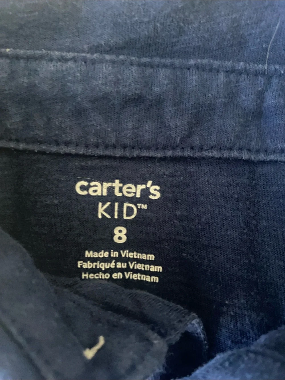 CARTERS Blue Striped Polo